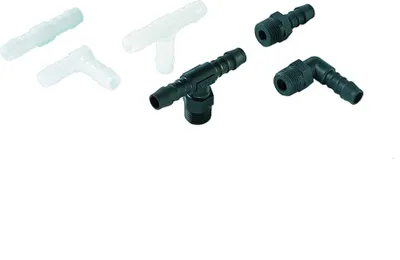 Image de Raccord de tuyau coudé en plastique, diamètre de tuyau:19 mm