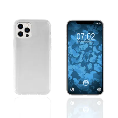 Produktbild von PhoneNatic Case kompatibel mit Apple iPhone 12 Pro - Crystal Clear Silikon Hülle transparent Cover