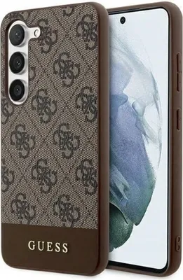 Produktbild von Etui Guess 4G Stripe Collection Na Samsung Galaxy S24 - Brązowe