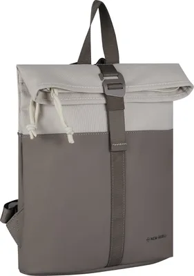 Produktbild von New Rebels Backham Los Angeles Taupe Beige Rolltop Rucksack