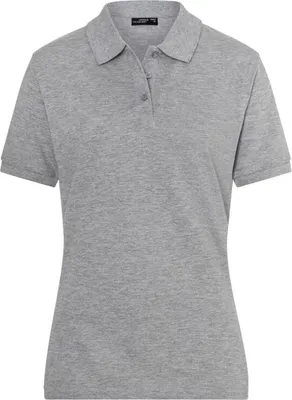 Produktbild von Hochwertiges Polohemd mit Armbündchen grey-heather, Gr. S