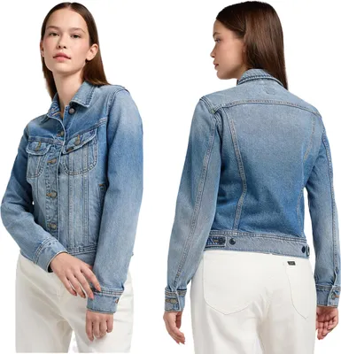 Obrázek produktu pro LEE Dámská, džínová bunda RIDER JACKET, XS, modrá, džínová bunda, , džínové bundy