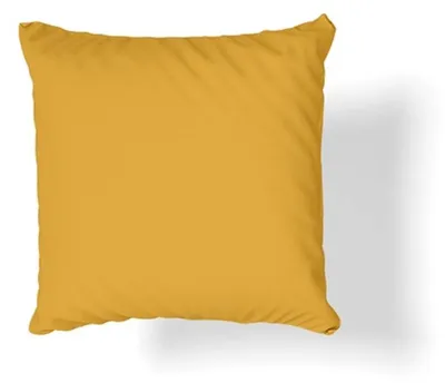 Obrázek produktu pro Povlak na polštář 100% bavlna, bavlněný satén, na spaní, 40x40cm, hořčicově žlutý