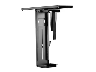 Zdjęcie produktu dla Equip 650892, Uchwyt procesora pod biurkiem, Komputer stacjonarny, 10 kg, Czarny, Stal, 180°