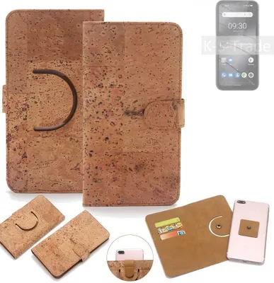 Produktbild von K-S-Trade Handy-Hülle Schutz-Hülle kompatibel mit Gigaset GX6 Handyhülle Schutzhülle Korkhülle Kork-Hülle 1x