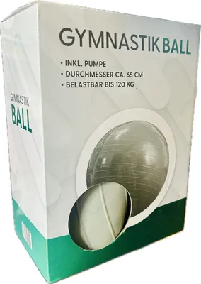 Produktbild von Gymnastikball 65 cm Sitzball Fitnessball Ball Yoga inkl. Pumpe