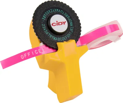 Obrázek produktu pro Mini přenosný ruční štítkovač DIY 3D embosovací štítkovač tiskárna psací stroj s plastovou PVC 9mm štítkovou páskou štítkovací stroj