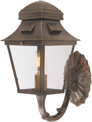 Produktbild von Elstead St Pauls Außen-Wandleuchte E27 1-fach Messing IP44