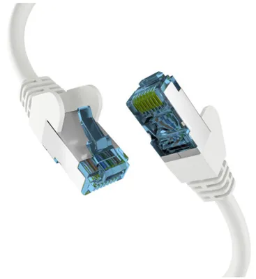 Produktbild von EFB RJ45 PATCHKABEL mit CAT7 ROHKABEL WEISS 2m