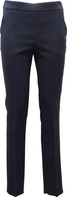 Produktbild von 0432AF pantalone donna ARMANI COLLEZIONI blue wool trouser woman