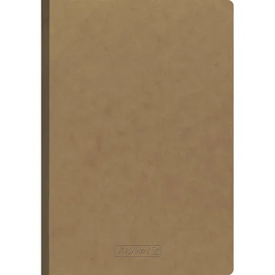 Produktbild von Brunnen Notizbuch Premium Kladde A4 kariert braun