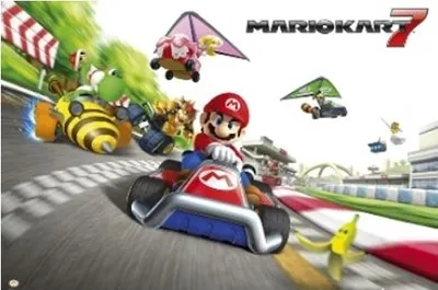 Produktbild von Super Mario Kart 7 - Poster 40x50 cm