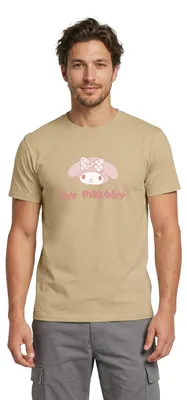 Produktbild von Spreadshirt My Melody Portrait Männer T-Shirt, XXL, Sandbeige