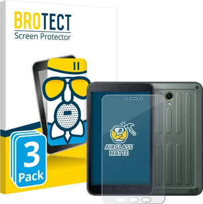 Produktbild von 3x BROTECT Entspiegelungs Schutzglas für Samsung Galaxy Tab Active 5 (Hochformat) Schutzfolie Panzer Folie Glas Display Schutz matt