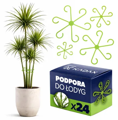 Obrázok produktu pre Podpory pre rastliny – držiaky stoniek a podpery pre rastliny – vhodné do skleníkov a záhrad – sada 24 kusov