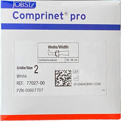 Obrázok produktu pre Comprinet pro ponožky s dĺžkou pod kolená veľkosť 2 biela 1 pár