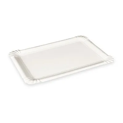 Produktbild von 500x BIONATURE Pappteller aus Frischfaser 16 x 10 cm fettdicht weiß