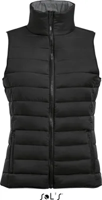 Produktbild von SOLs 01437 | Damen Lightweight Bodywarmer Wave - Farbe: Black - Größe: L