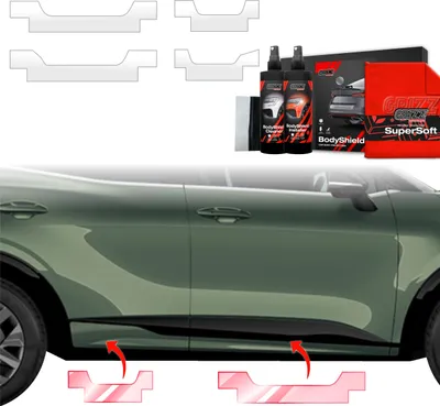Obrázek produktu pro Ochranná fólie 4 v 1 Grizz Protector na prahy – Kia Sportage 5 (2021–2025)