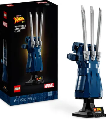 Produktbild von LEGO 76250 Marvel Wolverines Adamantium-Klaue, Set zum Nachbilden eines Handschuh-Modells basierend auf der TV-Serie X-Men ’97, Modellbausatz, Sammler-Geschenk für Männer, Frauen und Superhelden-Fans