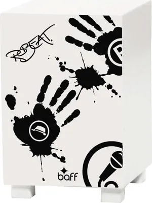 Produktbild von Baff beatBOX Robeat Cajon Musikmöbel Hocker Weiß