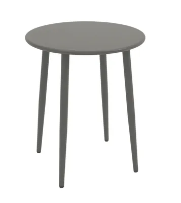 Produktbild von DEGAMO Bistrotisch Gartentisch Tisch DENVER 60cm rund, Metall grau