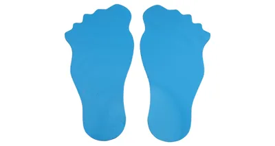 Produktbild von Multipack 8pcs Feet Marker für Boden blau