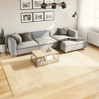 Obrázek produktu pro Koberec HUARTE s krátkým vlasem, měkký a omyvatelný, krémový 240x340 cm