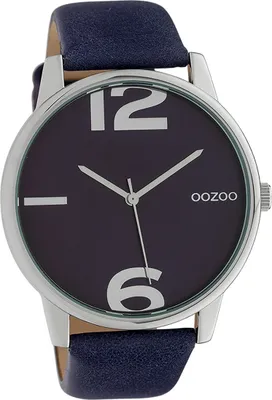 Produktbild von Oozoo Leder Damen Uhr Analog Quarzuhr Armband dunkelblau Timepieces D2UOC10372