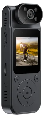 Produktbild von 1080P-Koerperkamera mit Audio- und Videoaufzeichnung, tragbare Koerperkamera, Mini-Videokamera, Camcorder, 180¡ã drehbares Objektiv, Nachtsicht, mit magnetischem Rueckclip fuer Strafverfolgung, Lieferung, persoenliche Reisen, Outdoor-Sport