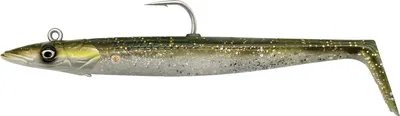 Produktbild von Savage Gear Shad Sandeel V2 Big Game Farbe Green Silver Gewicht 175g