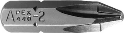 Obrázok produktu pre Apex 1/4" krížový bit, šesťhranná vložka, 1, 51 mm 440-12X