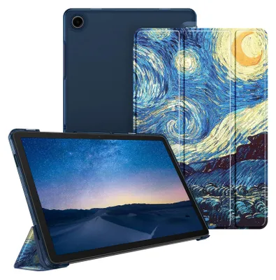 Produktbild von Fintie Hülle für Samsung Galaxy Tab A11+ Plus 11" 2025 / Tab A9+ Plus 11 Zoll 2023 Tablet, Ultradünn Schutzhülle mit Translucent Rückseite Cover, Sternennacht