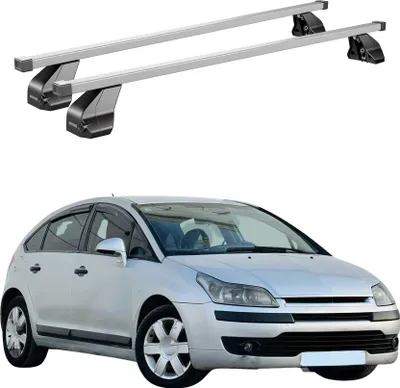 Produktbild von Menabo Dachträger Grundtäger für Citroen C4 2004-2010 75kg Stahl Silber 2 tlg