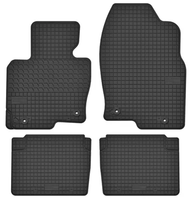 Produktbild von Gummi-Fußmatten für Mazda CX-5 I 2012-2017 (SUV) – 4-tlg, Schwarz, passgenau – Wielganizator SolidTread