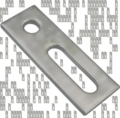 Produktbild von 800 Stück Adapterplatte Stockschrauben M10 Solarbefestiger Langoch Adapterblech