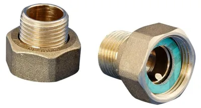 Produktbild von Wilo Verschraubungen Messing 1/2/15mm x 1 Zoll per Paar, 1 Stk.