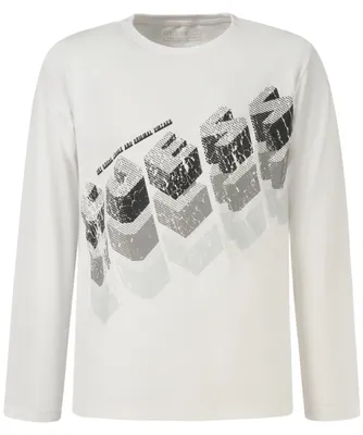Produktbild von Stylisches Kinder T-Shirt: Kurzarm & Langarm mit Logo-Print