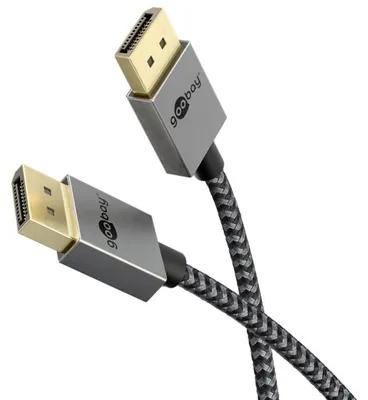 Obrázek produktu pro Goobay 77444, 1 m, DisplayPort, DisplayPort, Samec, Samec, 7680 x 4320 px