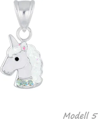 Produktbild von Kinderkette Silber 925 Kette: Einhorn Halskette für Mädchen Modell 5