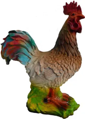 Image de Poulet Figure Statue Jardin Décoration Sculpture Décoration jvmoebel ® Oiseau