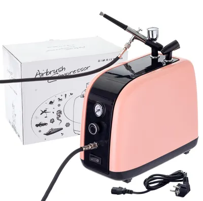Produktbild von Modellbau-Airbrush-Kompressor, ölfrei, 0,2-Liter-Tank, automatische Start-/Stopp-Funktion