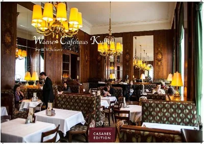 Produktbild von Wiener Caféhaus Kultur Kalender 2027 - Wandkalender | Fotokalender| Österreich Kalender | Alpenländer 35x50cm Grosses Format | Historische & Kulturelle Kaffeehaus Motive | . & Geschenkidee