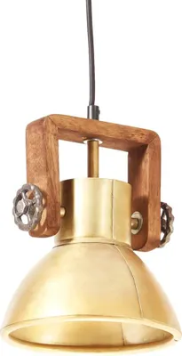 Produktbild von vidaXL Hängelampe Industriestil 25 W Messing Rund 19 cm E27
