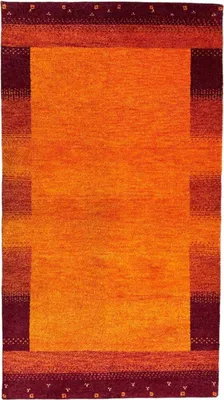 Produktbild von Teppich GABBEH ROYAL | Handgeknüpft | Farbe: Amber; Größe: 250x350 cm | strapazierfähig und leicht zu reinigen | Wohnzimmer | Schlafzimmer