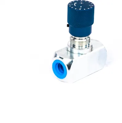 Produktbild von Hydraulik Drosselventil beidseitig Gr. 1/4" 3/8" 1/2" Ventil bis 530 Bar (mehrere varianten )3/8"