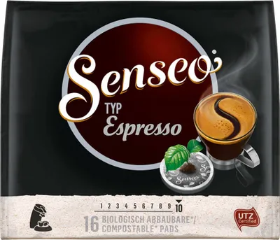 Produktbild von Senseo Espresso, aromatisch vollmundiger Röstkaffee, 16 Pads