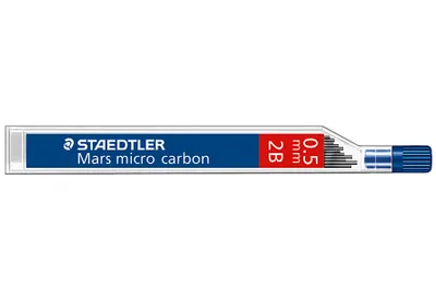 Immagine prodotto di STAEDTLER Mars micro carbon Feinminen 250 2B 12 Stück 0,5 mm 12 Stück Verkaufseinheit 660363 4007817213520