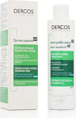 Produktbild von Vichy - Dercos Anti-Pelliculaire Shampooing Traitant (normales bis fettiges Haar) 200ml
