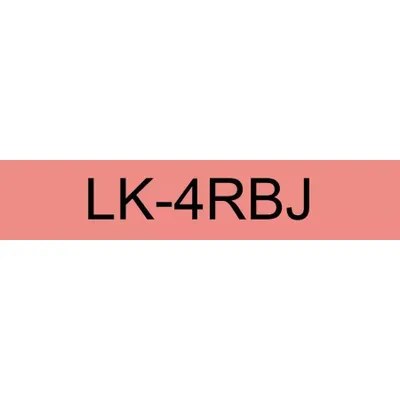 Produktbild von Epson LabelWorks LK-4RBJ - Schwarz auf Mattrot - Rolle (1,2 cm x 8 m) 1 Kassette(n) Hängebox - Bandkassette - für LabelWorks LW-C410, LW-C610